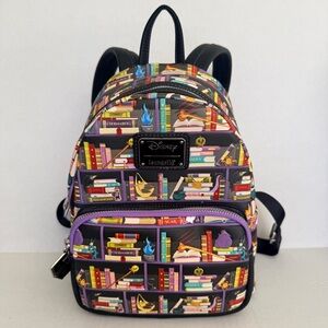 Disney Colorful Bookshelf Backpack